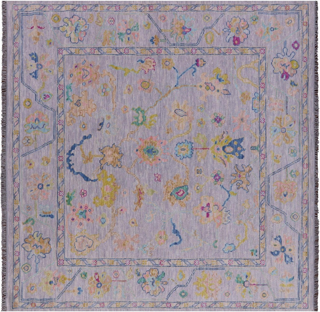 Square Turkish Oushak Handmade Rug - Manhattan Rugs