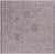 Square Turkish Oushak Hand Knotted Wool Rug - Manhattan Rugs