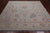 SUPER SALE Ivory 8' Square Turkish Angora Oushak Hand Knotted Wool Rug - Q21337