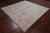 SUPER SALE Ivory 8' Square Turkish Angora Oushak Hand Knotted Wool Rug - Q21337
