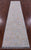 Silver Hand Knotted Turkish Angora Oushak Wool Runner Rug 2' 7" X 11' 10" - Q21341
