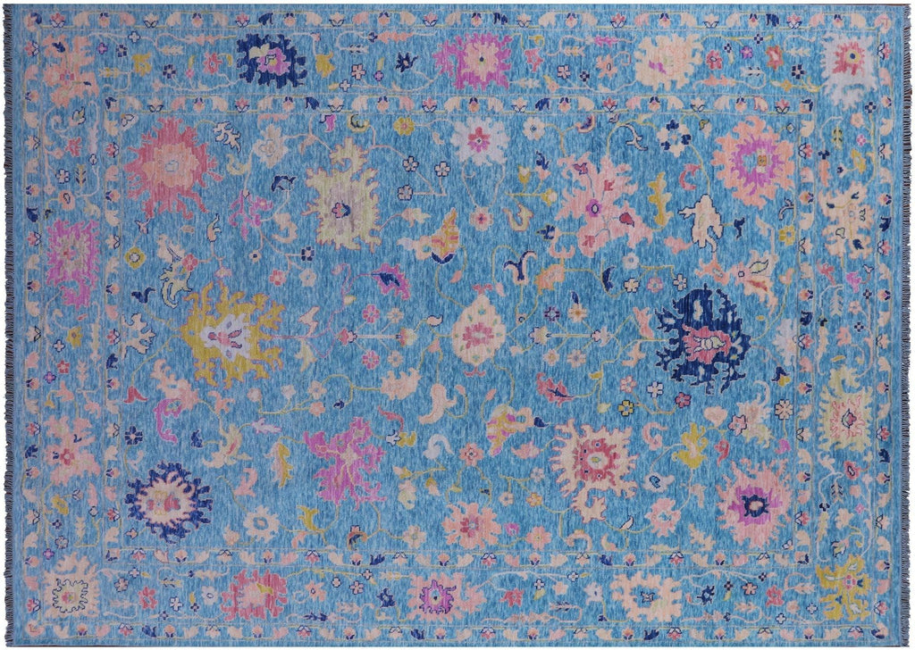 Handmade Turkish Oushak Wool Rug - Manhattan Rugs