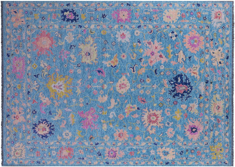 Handmade Turkish Oushak Wool Rug - Manhattan Rugs