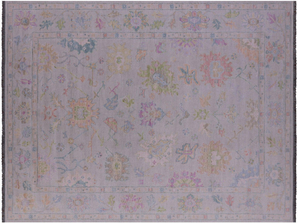 Turkish Oushak Hand Knotted Wool Rug - Manhattan Rugs