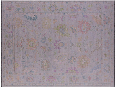 Turkish Oushak Hand Knotted Wool Rug - Manhattan Rugs