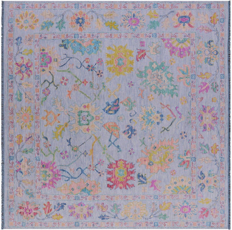 Square Handmade Turkish Oushak Rug - Manhattan Rugs