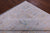 Silver 9' Square Turkish Angora Oushak Hand-Knotted Rug - Q21355