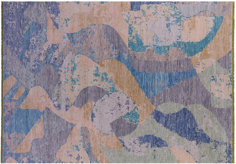 Modern Abstract Hand Knotted Rug - Manhattan Rugs