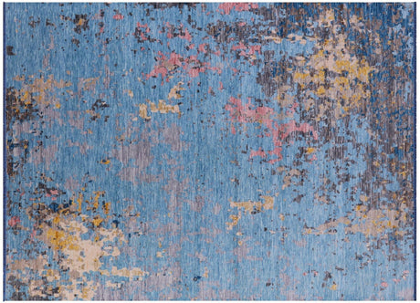 Modern Abstract Hand Knotted Wool Rug - Manhattan Rugs