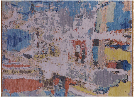 Modern Abstract Handmade Wool Rug - Manhattan Rugs