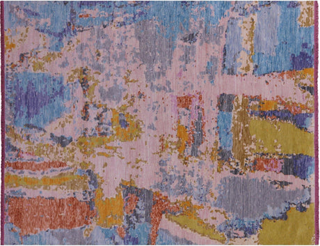 Abstract Modern Hand Knotted Rug - Manhattan Rugs