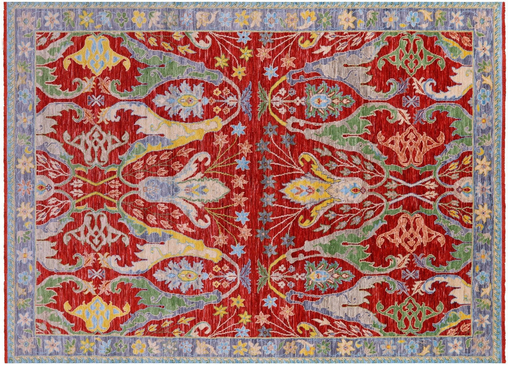 Turkish Oushak Hand Knotted Wool Rug - Manhattan Rugs