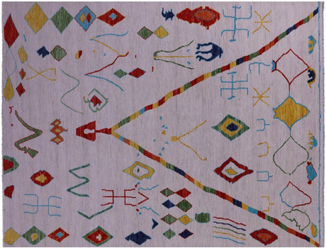 Moroccan Hand Knotted Wool Rug - Manhattan Rugs