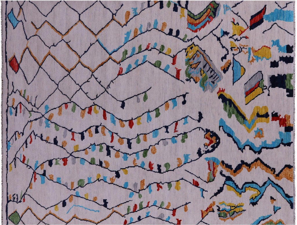 Moroccan Hand Knotted Wool Rug - Manhattan Rugs