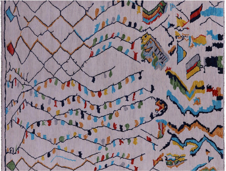 Moroccan Hand Knotted Wool Rug - Manhattan Rugs