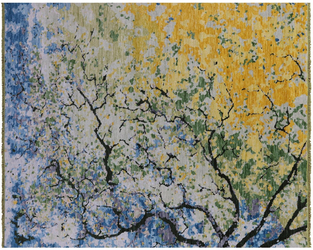 Modern Hand Knotted Wool Rug - Manhattan Rugs