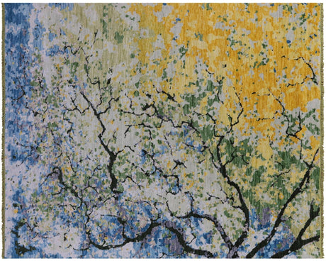 Modern Hand Knotted Wool Rug - Manhattan Rugs