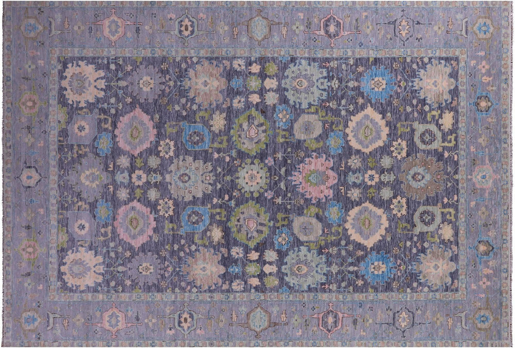 Turkish Oushak Hand Knotted Rug - Manhattan Rugs