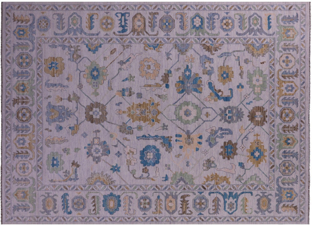 Turkish Oushak Hand Knotted Wool Rug - Manhattan Rugs