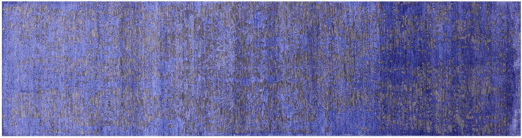 Runner Wool & Silk Persian Tabriz Handmade Rug - Manhattan Rugs