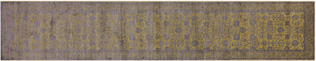 Persian Tabriz Handmade Wool & Silk Runner Rug - Manhattan Rugs