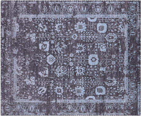 Persian Tabriz Wool & Silk Hand Knotted Rug - Manhattan Rugs