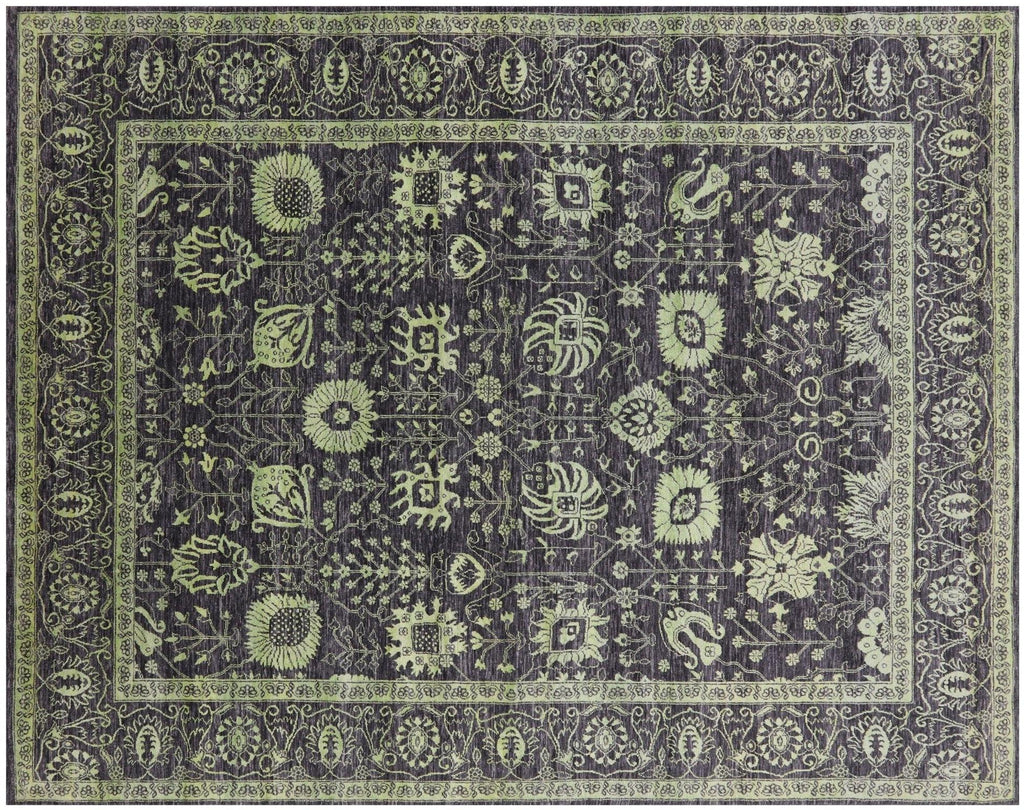 Persian Tabriz Hand Knotted Wool & Silk  Rug - Manhattan Rugs
