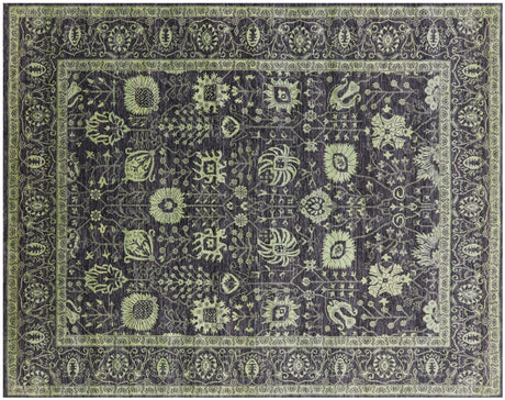 Persian Tabriz Hand Knotted Wool & Silk  Rug - Manhattan Rugs