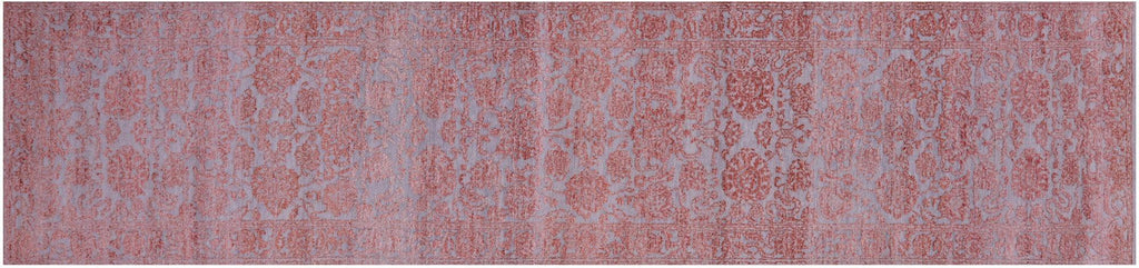 Runner Persian Tabriz Handmade Wool & Silk Rug - Manhattan Rugs