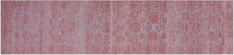 Runner Persian Tabriz Handmade Wool & Silk Rug - Manhattan Rugs