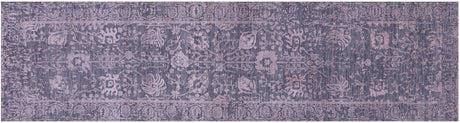 Handmade Persian Tabriz Wool & Silk Runner Rug - Manhattan Rugs