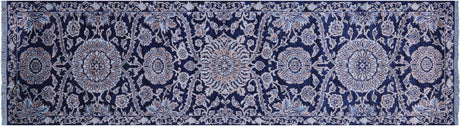 Wool & Silk Persian Tabriz Handmade Runner Rug - Manhattan Rugs