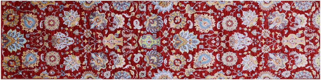 Wool & Silk Persian Tabriz Handmade Runner Rug - Manhattan Rugs