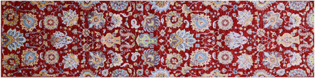Wool & Silk Persian Tabriz Handmade Runner Rug - Manhattan Rugs