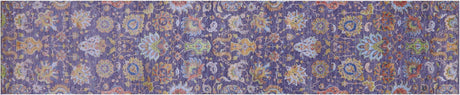 Runner Persian Tabriz Handmade Wool & Silk Rug - Manhattan Rugs