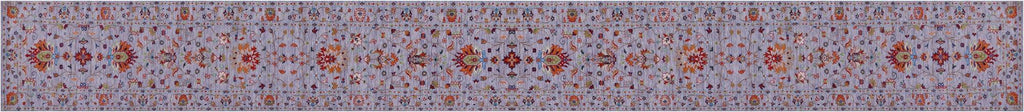Persian Tabriz Hand Knotted Wool Runner Rug - Manhattan Rugs