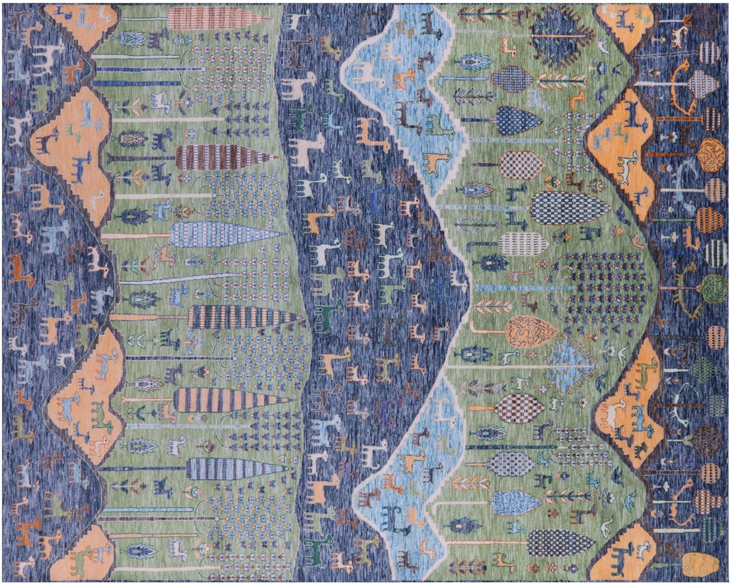 Persian Gabbeh Tribal Handmade Rug - Manhattan Rugs
