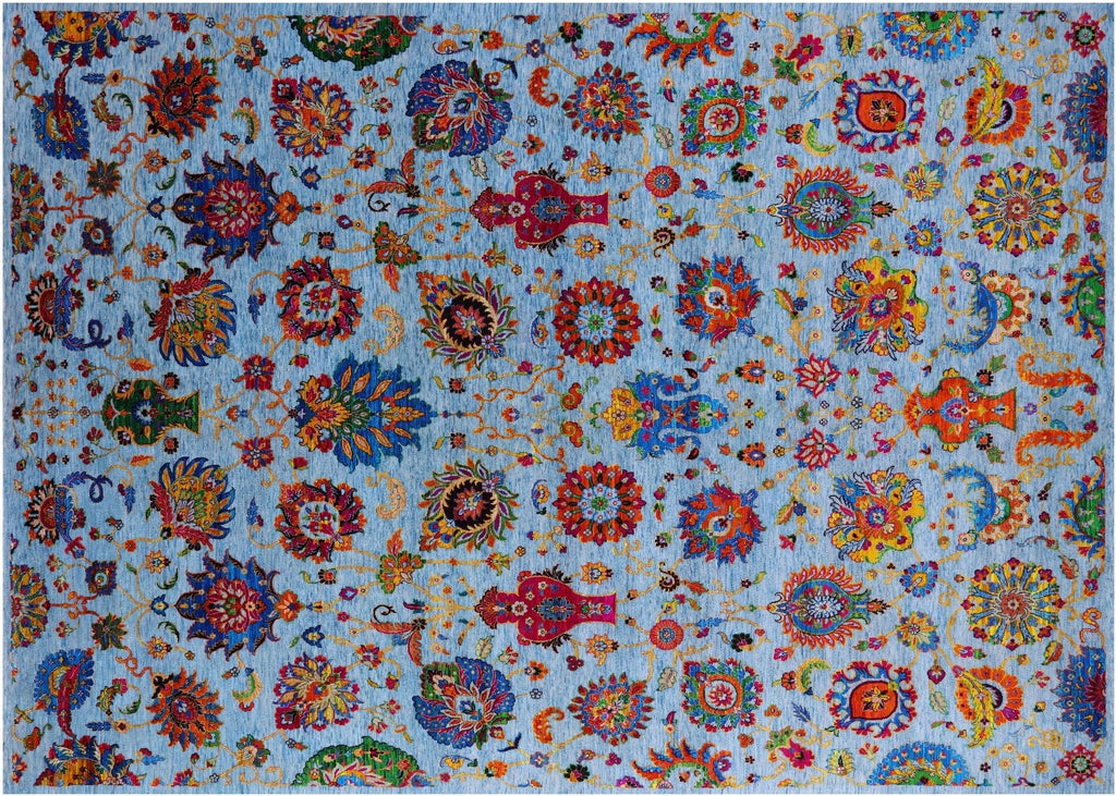 Wool & Silk Handmade Persian Tabriz Rug - Manhattan Rugs