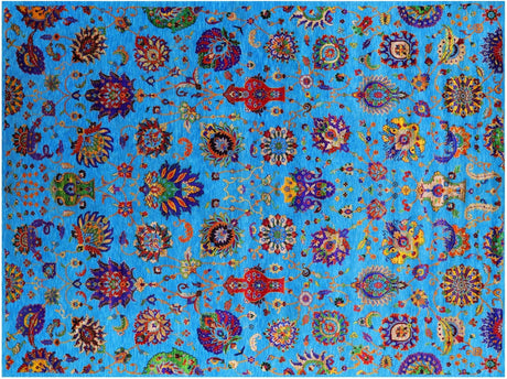 Wool & Silk Persian Tabriz Handmade Rug - Manhattan Rugs