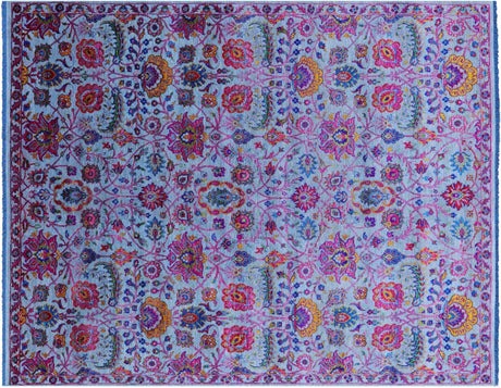 Wool & Silk Persian Tabriz Hand-Knotted Rug - Manhattan Rugs
