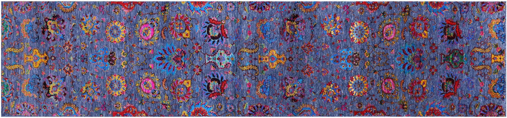 Runner Persian Tabriz Handmade Wool & Silk Rug - Manhattan Rugs