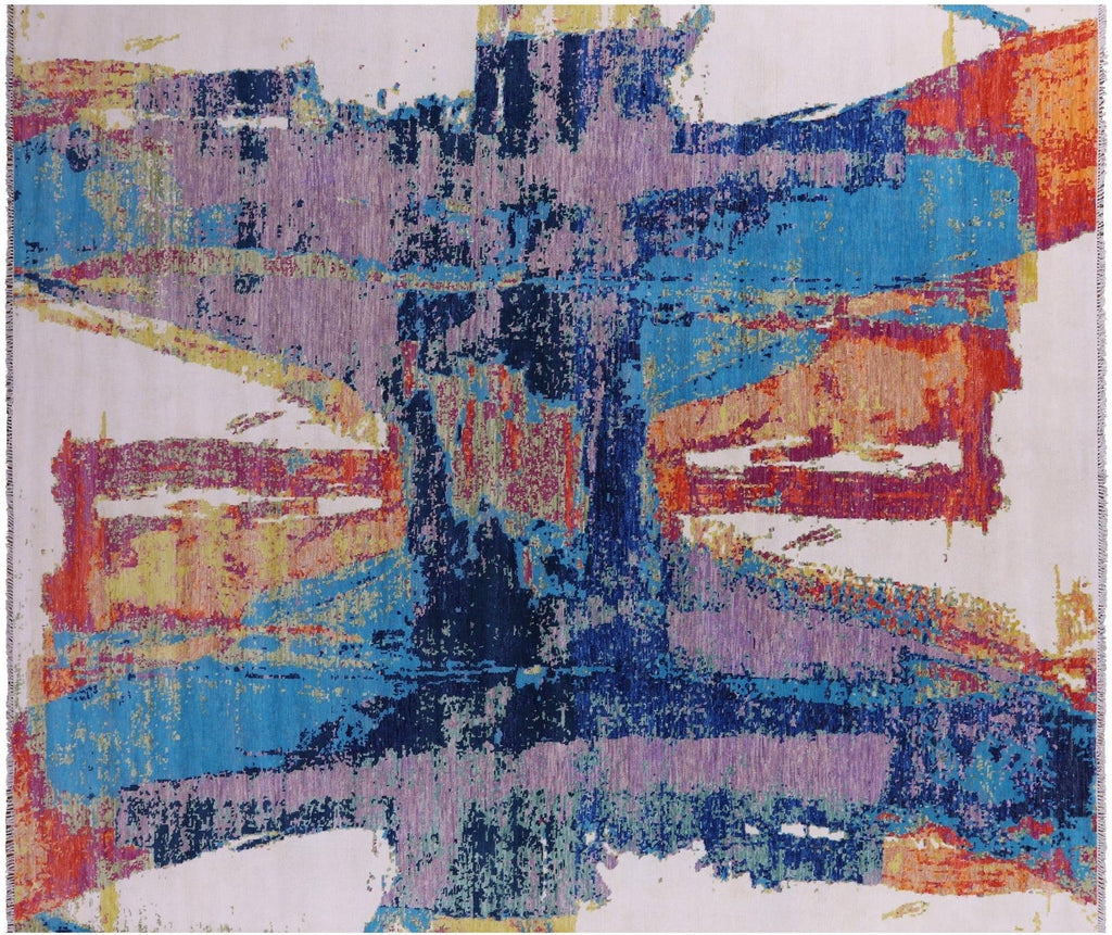 Modern Abstract Handmade Wool Rug - Manhattan Rugs