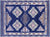 Blue Handmade Southwest Navajo Wool Rug 9' 4" X 12' 2" - Q21584