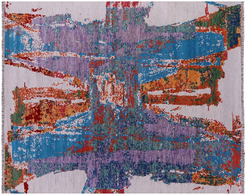 Abstract Modern Hand Knotted Rug - Manhattan Rugs