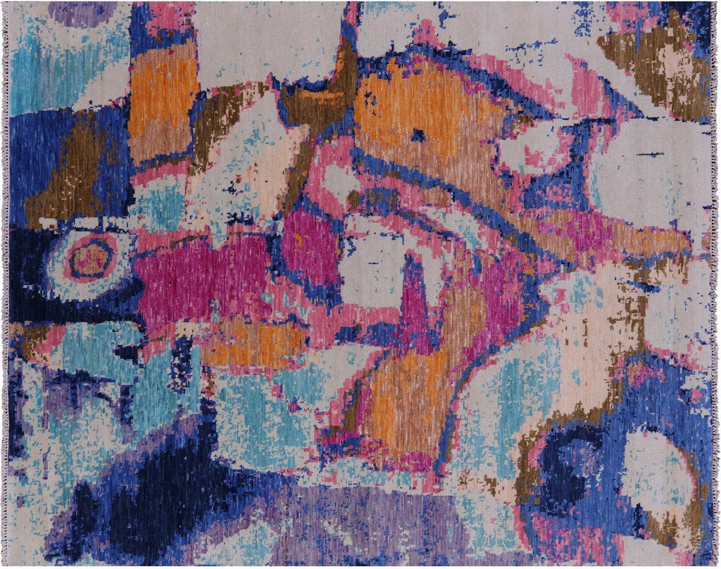 Abstract Modern Hand Knotted Rug - Manhattan Rugs