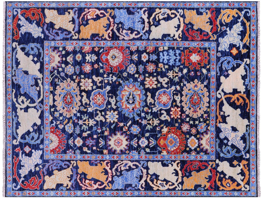 Turkish Oushak Handmade Wool Rug - Manhattan Rugs