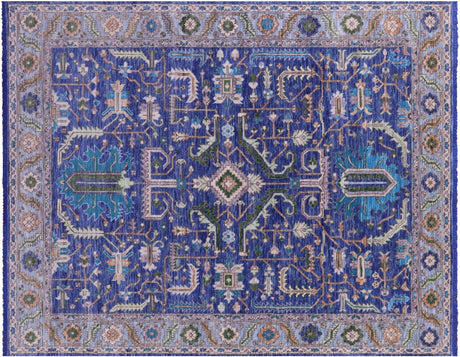 Heriz Serapi Hand Knotted Wool Rug - Manhattan Rugs