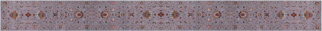 Runner Persian Tabriz Hand Knotted Wool Rug - Manhattan Rugs
