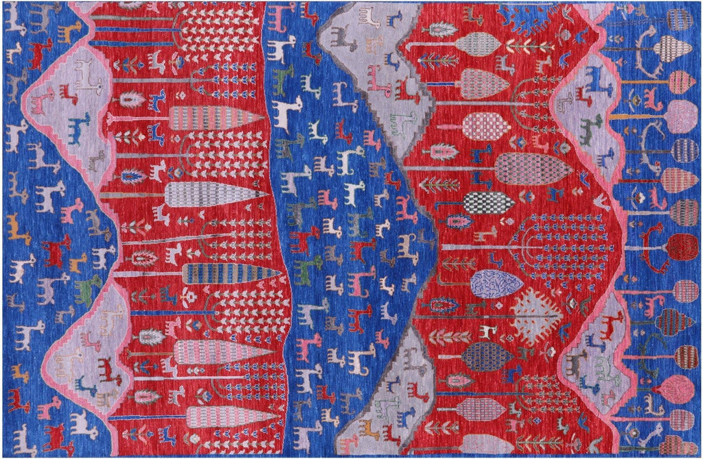 Handmade Persian Gabbeh Tribal Rug - Manhattan Rugs