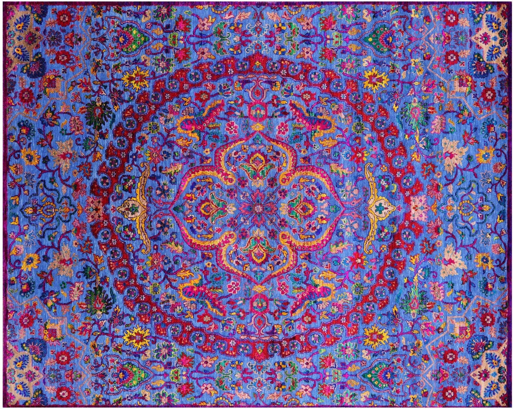 Wool & Silk Persian Tabriz Handmade Rug - Manhattan Rugs